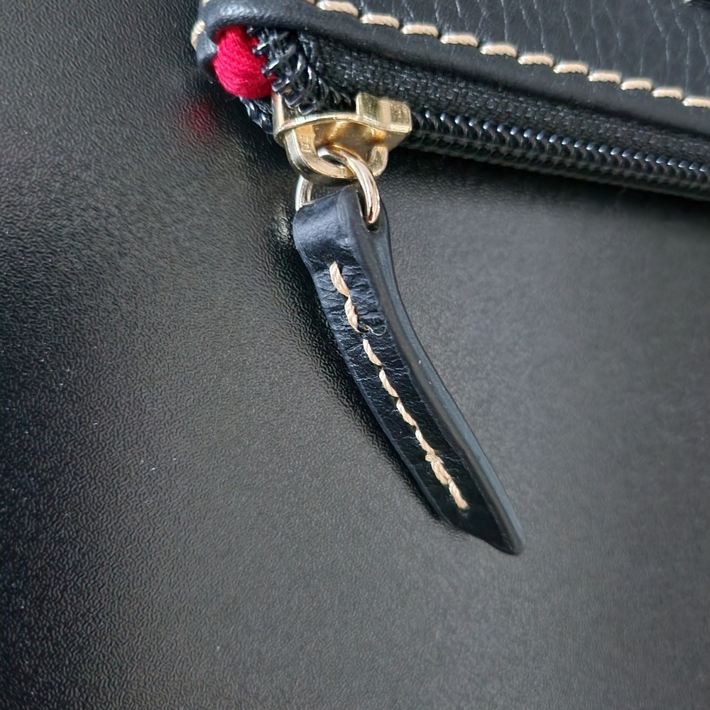 Dooney Black ID Zip Pouch - Picture 4 of 15